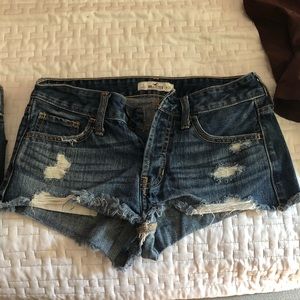 Hollister jean shorts
